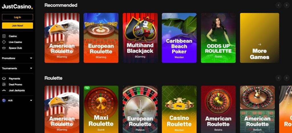 just casino recommended online slots